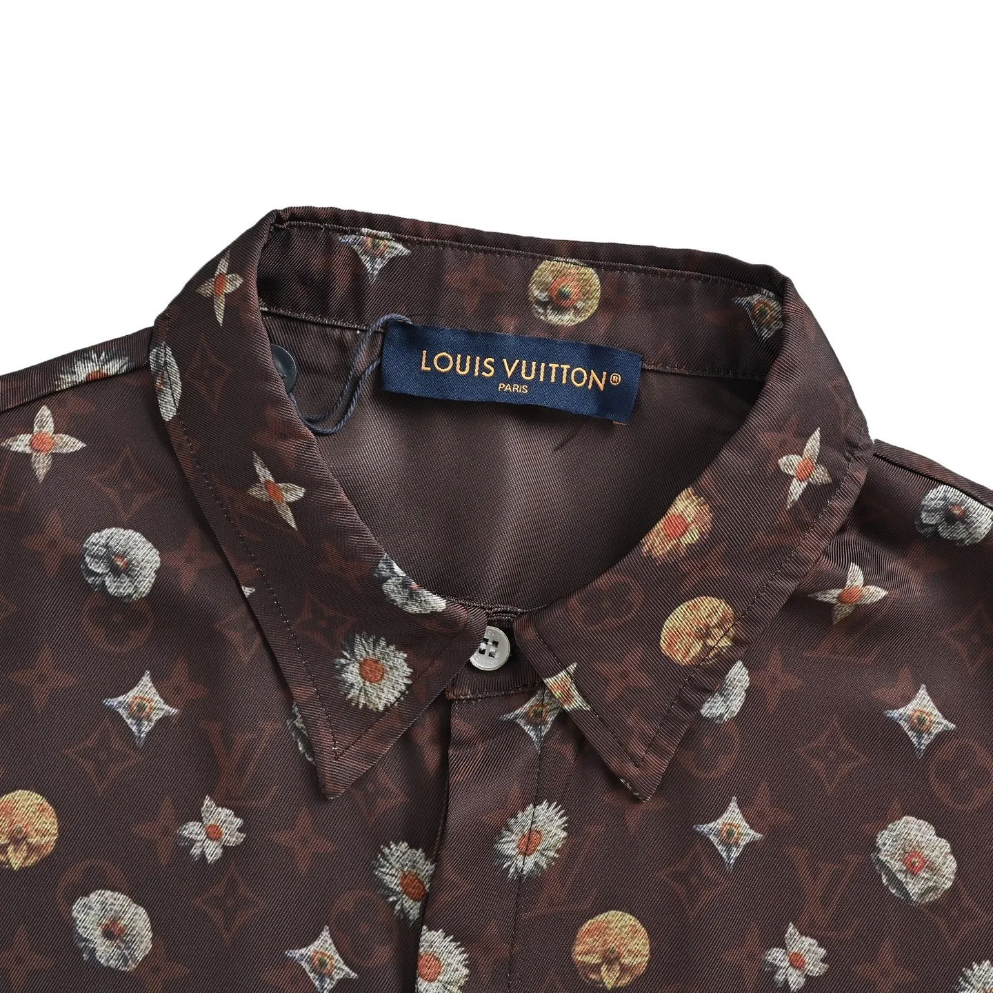Louis Vuitton/Louis Vuitton 26ss presbyopia daisy all-print suit short-sleeved shirt